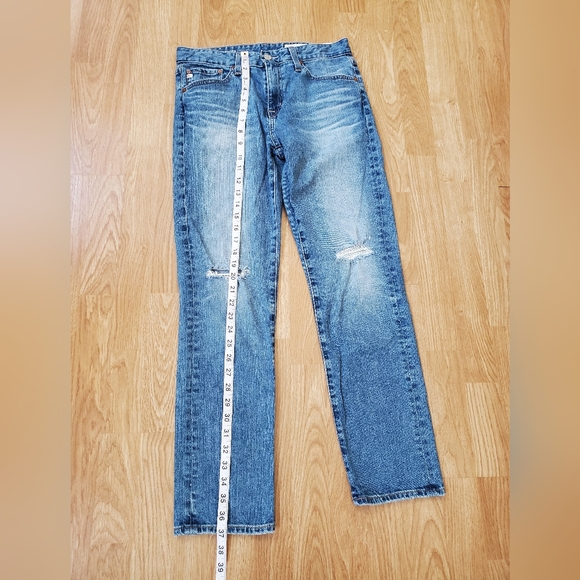 AG Adriano Goldschmied Ag-ed Denim Ex-Boyfriend Slouchy Slim Jeans Sz 28x28 - Picture 8 of 11